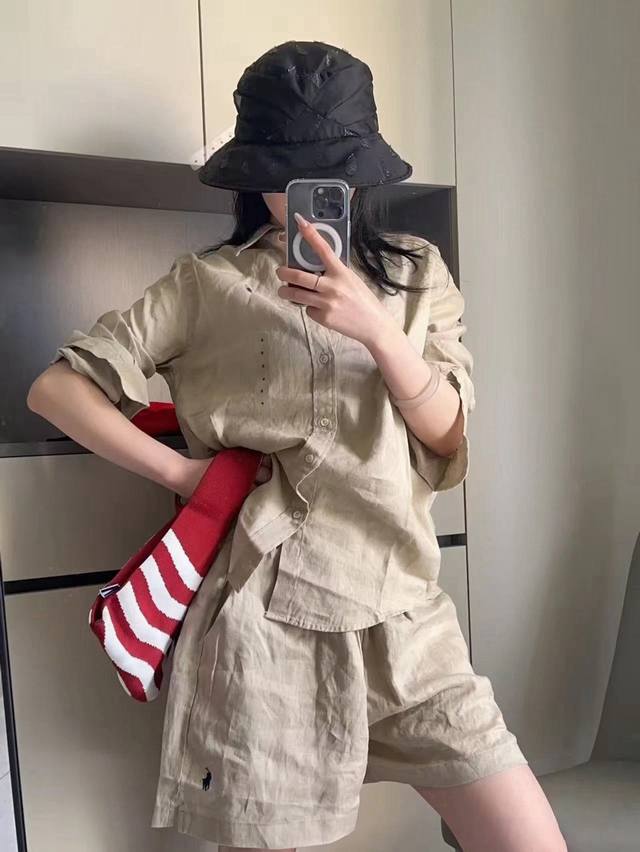 Model Picture# Ralph Lauren 25Ss popular summer item, high-quality lazy old mone
