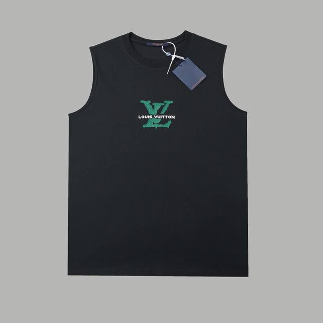 Lv Louis 25Ss early spring new classic letter logo printed vest Light luxury Wai
