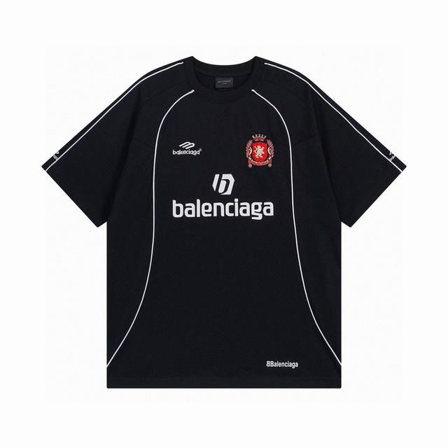 Balenciaga 2025 Ss Paris new joint football sportswear Logo embroidery print sho