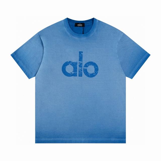 Top quality Alo 25-year new tie-dye gradient old washed salt high street style s