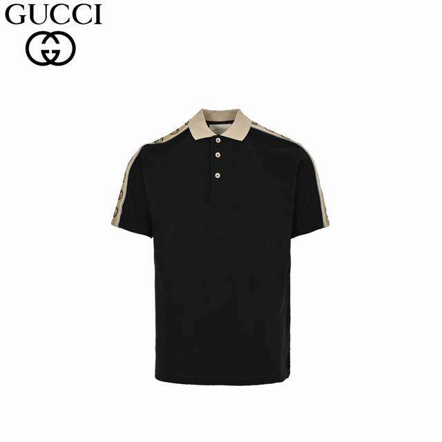 Guccl Gucci 24Ss classic reflective label polo shirt Purchase genuine pattern ma