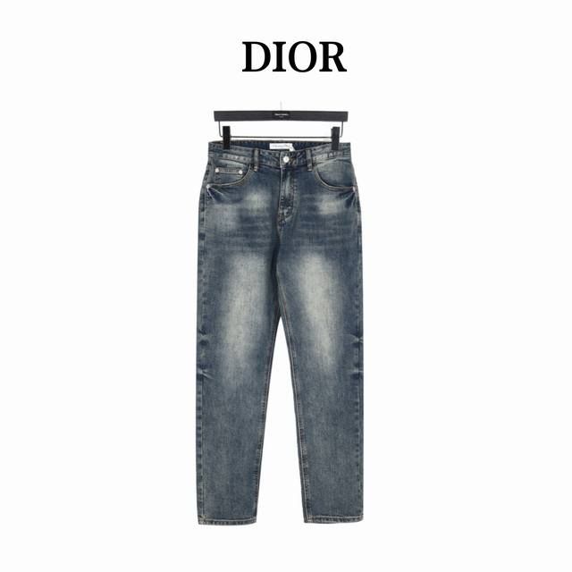 Dior Denim trousers with tree-man embroidery on back pockets The most awesome je