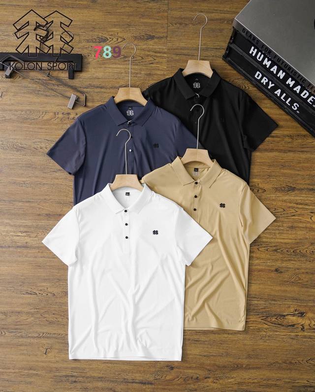 Kelon 25Ss New summer lapel chest logo short-sleeved T-shirt, summer Polo shirt