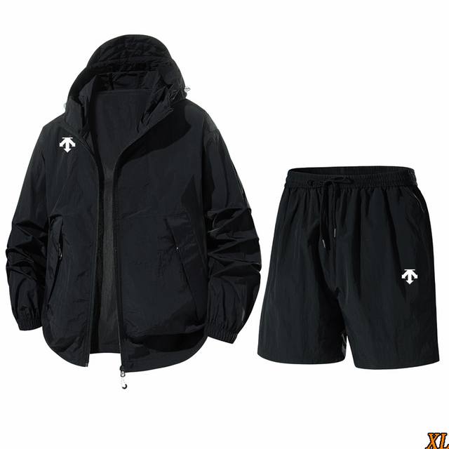 Descente exclusive real shot of the new summer high-quality couple fashion brand