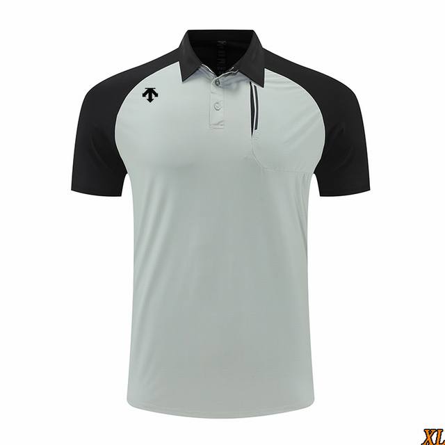 Descente exclusive real shot of the new summer high-quality Polo loose breathabl