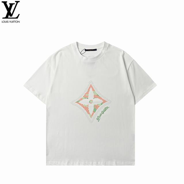 Louisvuitton Louis Vuitton 25Ss four-leaf clover floral sequin short sleeves Sup