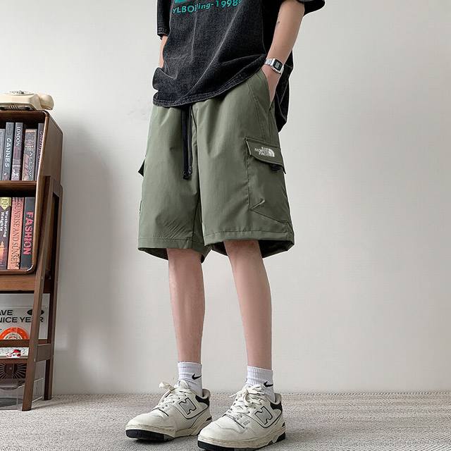 for The North Face 25Ss high quality new three-color work shorts with three-dim