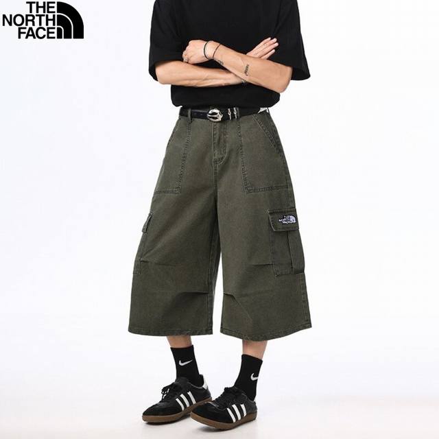 The North Face summer new style, men's fashionable pure cotton workwear three-di