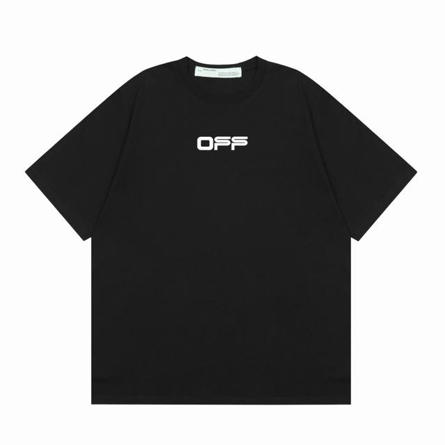 High version Off-White 20Ss Airport tape cordon arrow short-sleeved T-shirt, th