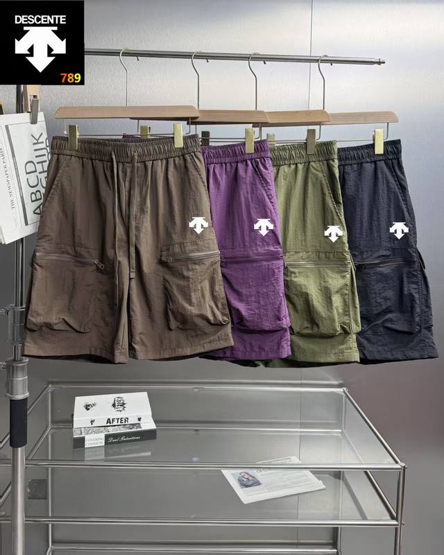 Descente's new summer outdoor sports casual loose work shorts are cost-effective