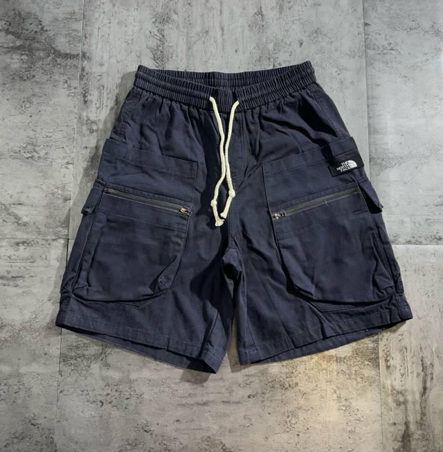 The North Face workwear solid color retro casual couple shorts Comfortable vers