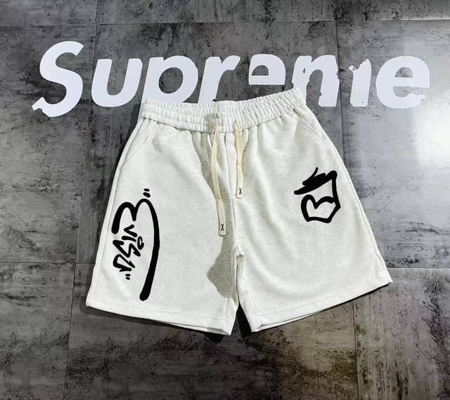 Fushen all-match casual sports couple shorts The fabric uses sports air layer fa
