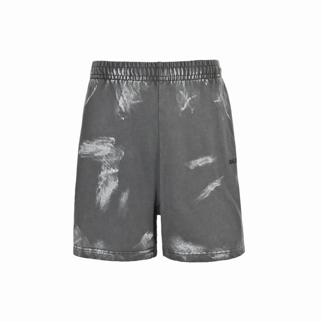 Balenciaga 25Ss paint inkjet embroidered shorts The quality of this market No.1