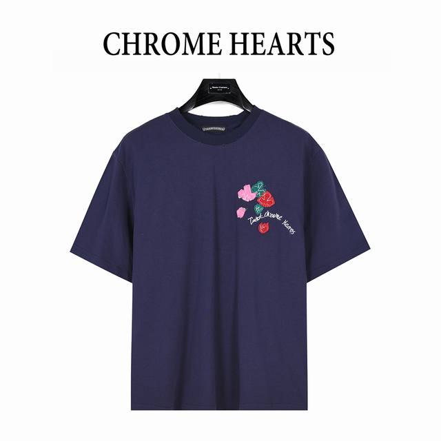 Chromehearts 25Ss Valentine's Day patch embroidery graffiti short-sleeved T-shir