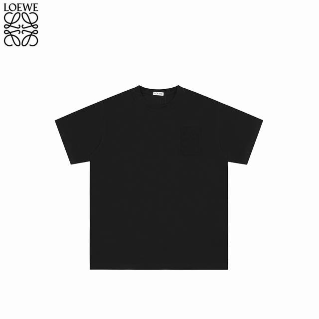 Loewe 24Ss 3D Logo short sleeves The fabric has been shrunk twice at high temper