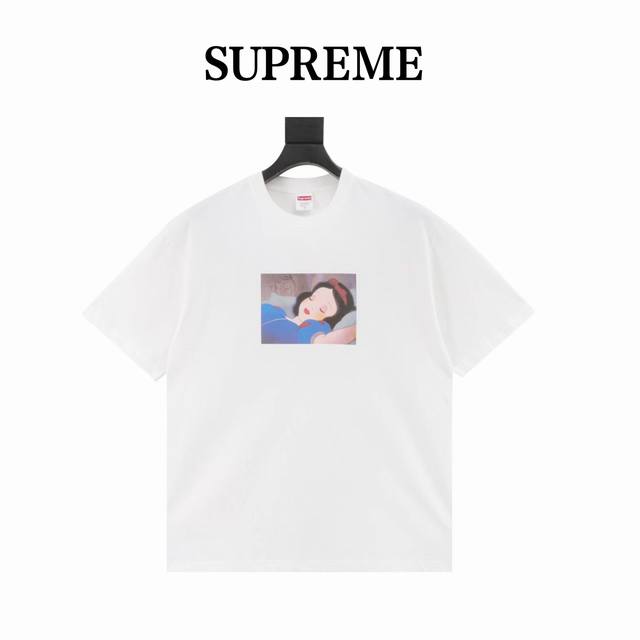 Supreme Fw24 Autumn Series Week8 Snow White Tee Snow White Pattern Print Round N