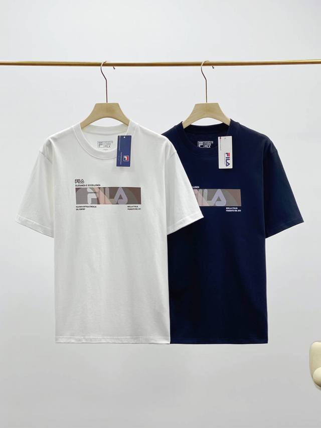 Huang Jingyu's same style Fila Fila men's short-sleeved T-shirt for summer casu