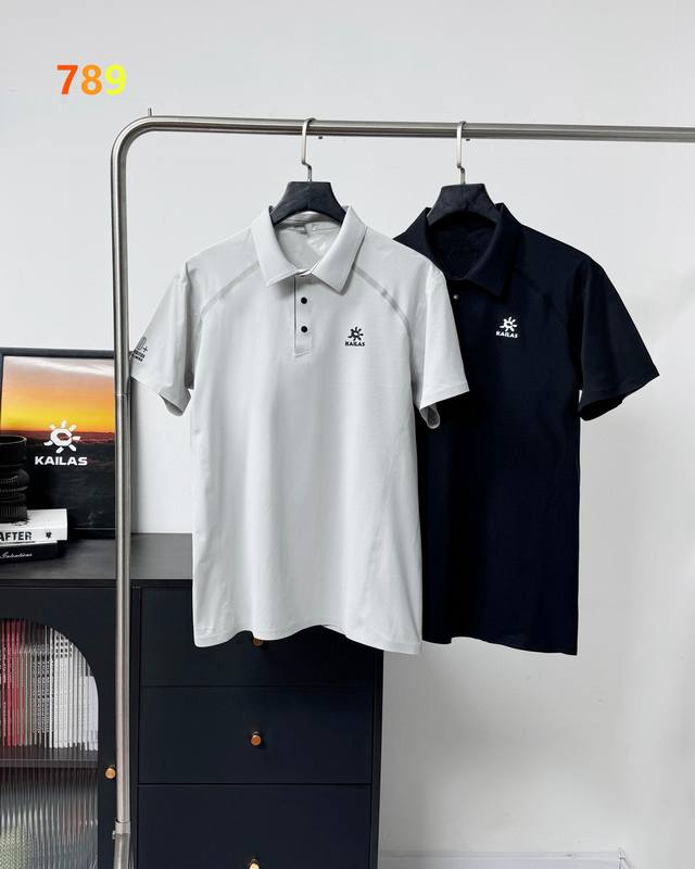 High-end quality seamless glued Kailas short-sleeved Polo shirt moisture absorp