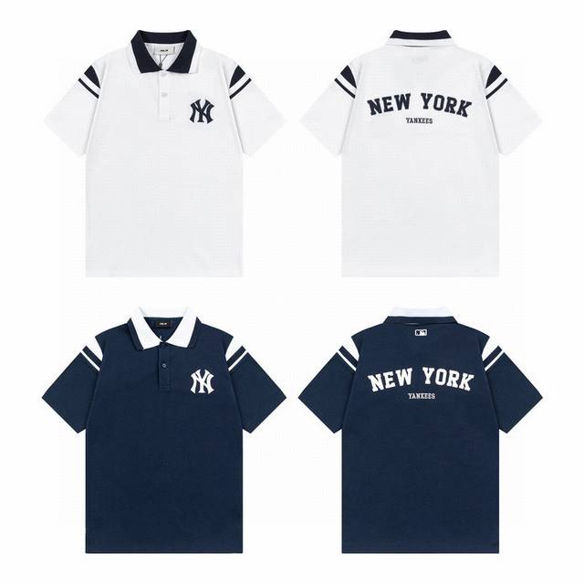 Mlb Summer Polo Short Sleeve T-shirtSitting by the window in the third row of th