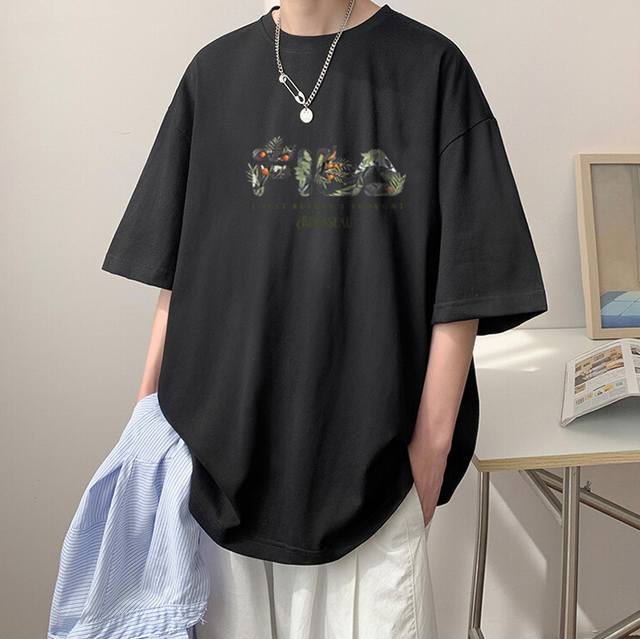 Fila T-shirt, limited print short-sleeved T-shirt, unisex, Ins Xiaohongshu tells