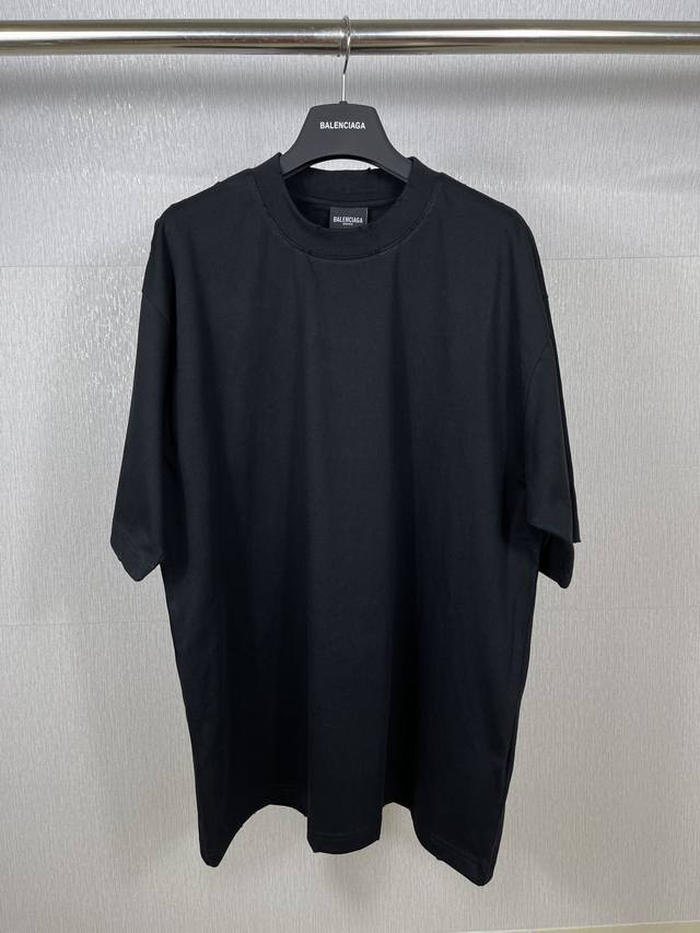 Real shot top version.Official quality Balenci*Ga Paris#Back collar ribbed embro