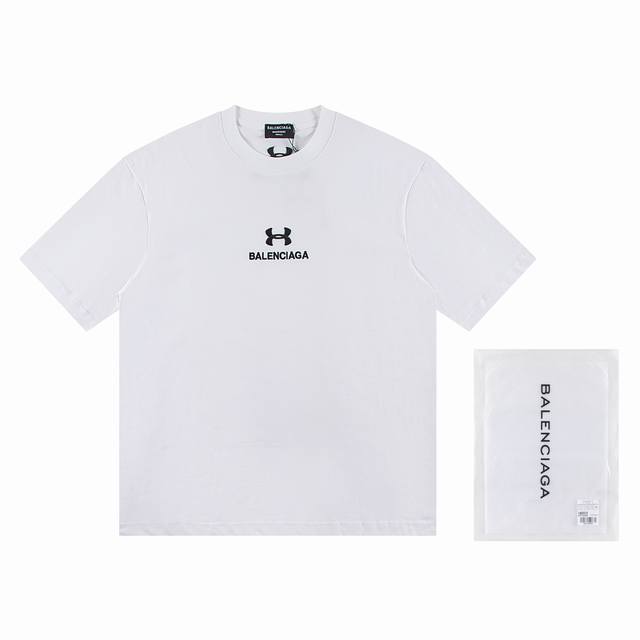 High version Balenciaga Parisian family x Under Armour joint model heavy embroi