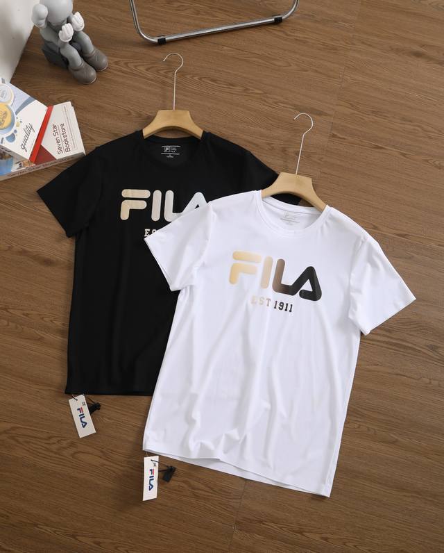 New ice silk quick-drying short-sleeved T-shirt Brand: Fila Size: ML-Xl-Xxl-Xxx