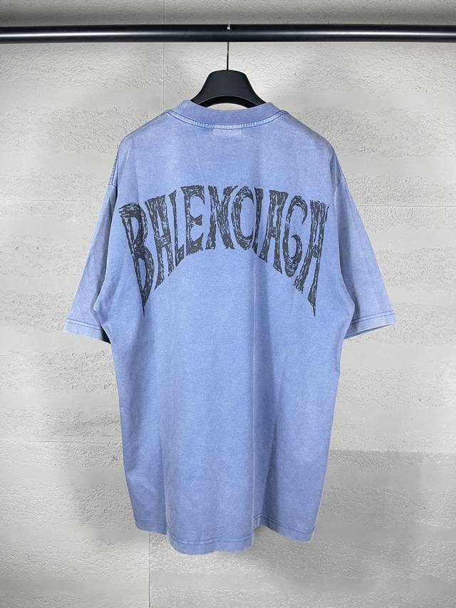 real shot top version. Official quality Balenci*Ga Paris. 24Ss new sweatshirt,