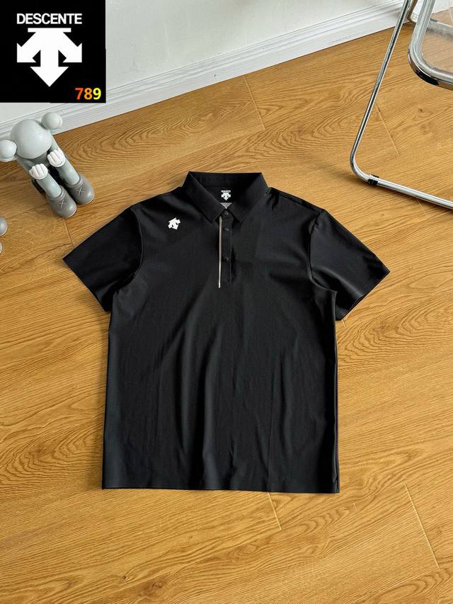 Descente 25Ss new summer lapel Polo shirt outdoor breathable short-sleeved T-sh