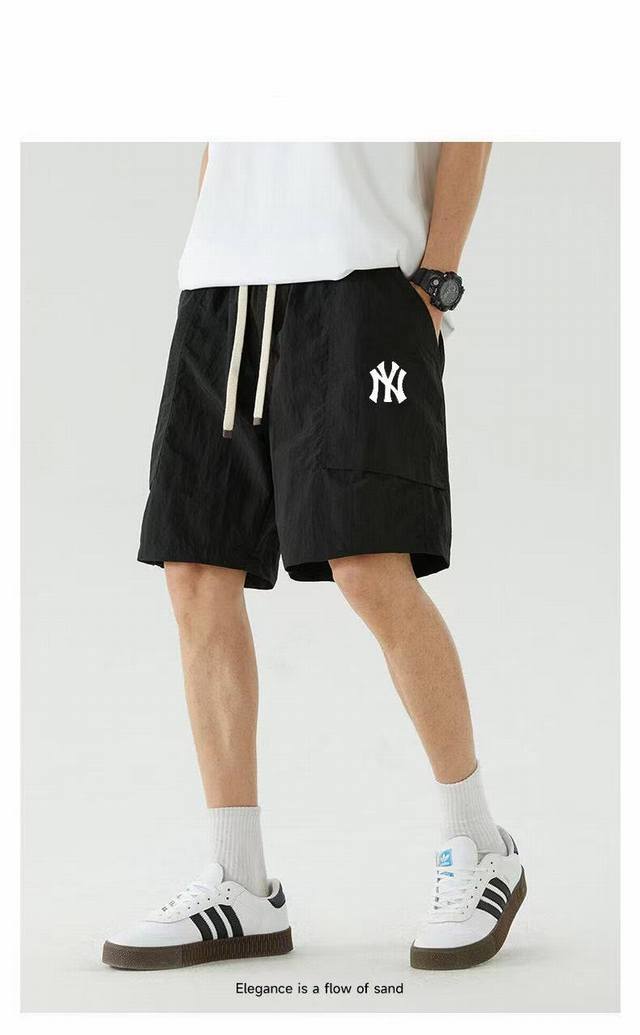 for Mlb summer solid color couple casual small label sports shorts, comfortable