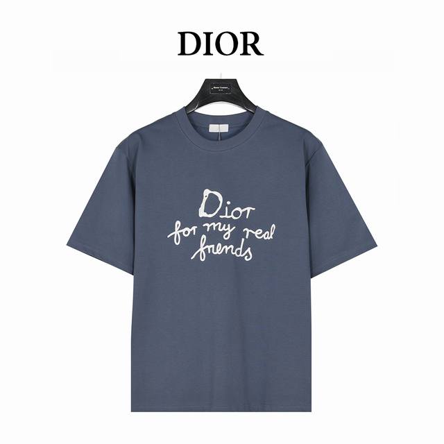 Dior And Hylton Nel short sleeve t-shirt with embroidered sloganThis t-shirt dis