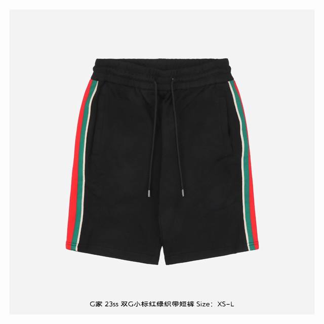 Gucci Gucci 24Ss double G small red and green ribbon shorts Inspired by the 1980