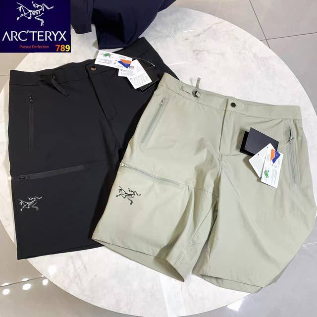 Arc'teryx 25S Summer Men's Outdoor Woven Soft Shell Shorts Half Pants A very ha