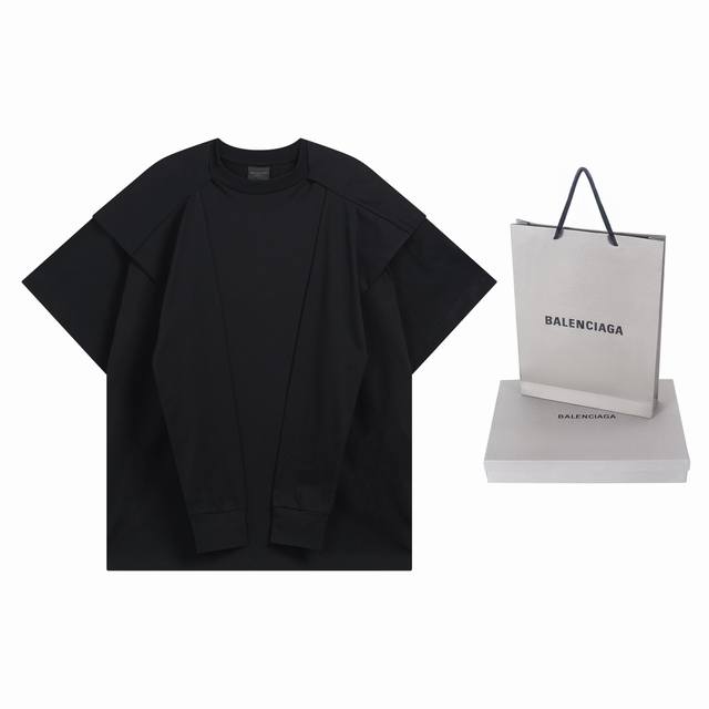 Real shot top version. Official quality Balenci*Ga Paris#New fake two-piece hood