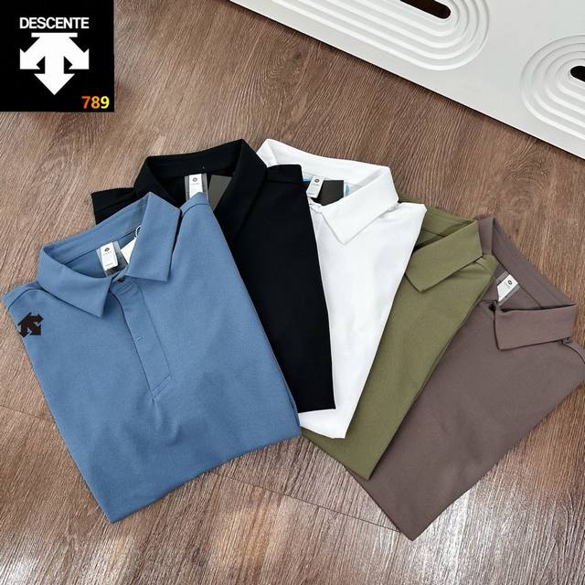 Descente counter model 25 spring and summer new models black white blue military