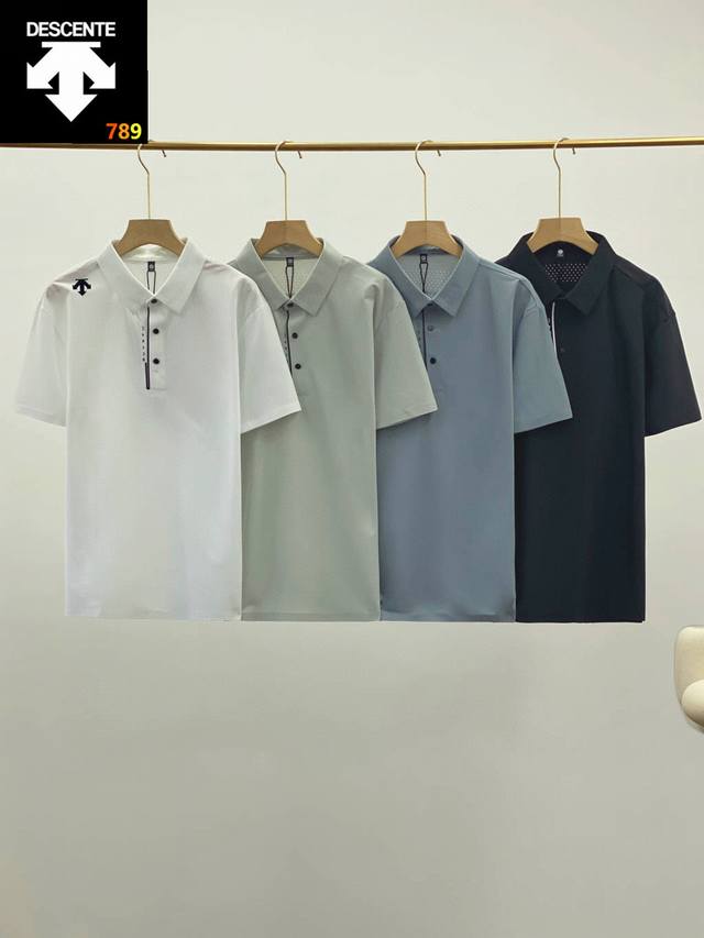 Descente laser perforated back highly breathable internet celebrity style high e