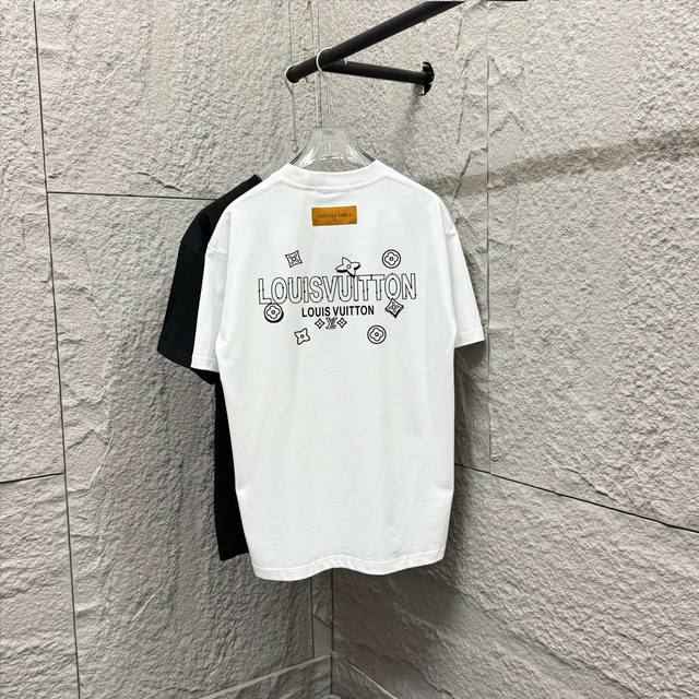 Lv Louis 2025 spring and summer new classic middle letter embroidery on the ches