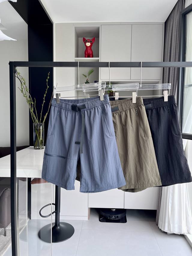 Fog double-line leather shorts Fog Essentials Fear Of God basic leather casual s