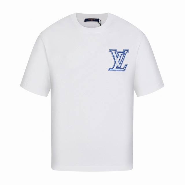 Louis Vuitton New summer style round neck short-sleeved T-shirt with three-dimen