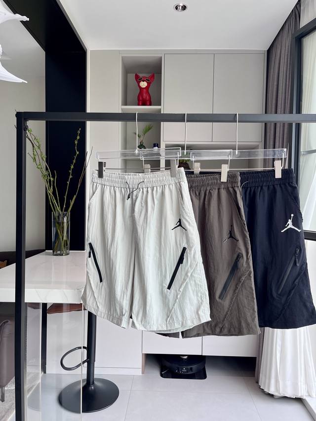 Jordan zipper shorts Jordan summer new hot style classic all-match style Hong Ko