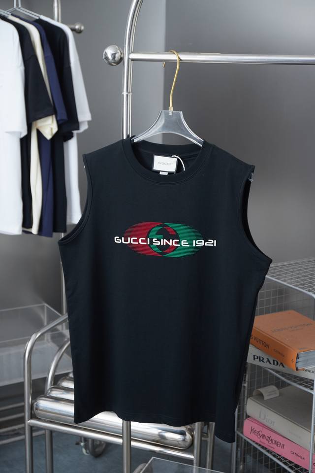Valent*Ino Huajia 25Ss early spring new classic letter logo printed vest light l