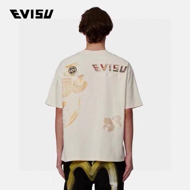 New arrival, 100 Fushen 25Aw Men's Multi-pocket Carp Embroidered Flocked T-shir