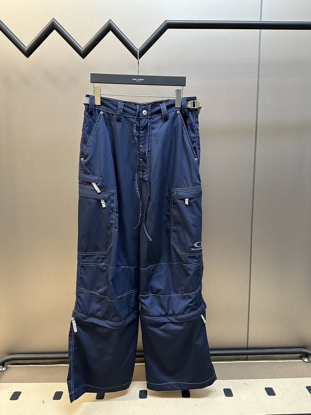 Balenciaga Embroidered Multifunctional Overalls Customized Haiyun Rulan Cotton B