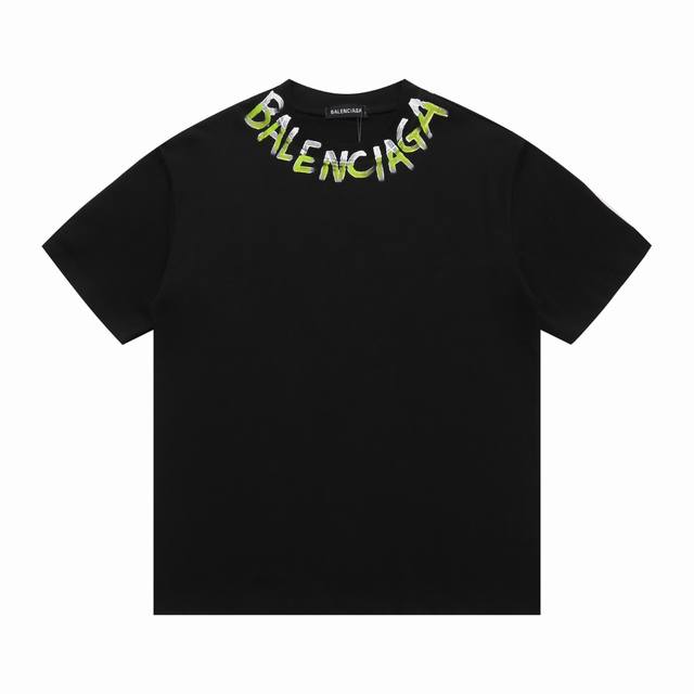 New arrival High version Baleniaga Paris hand-painted letters ink graffiti hip-