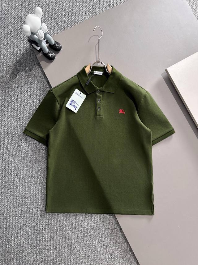 Burberry* 2025 Spring/Summer New Model Original High Version Burberry Polo Shirt