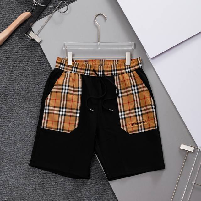 Burberry Burberry 25Ss counter same style terry shorts couple style ~ Made of co