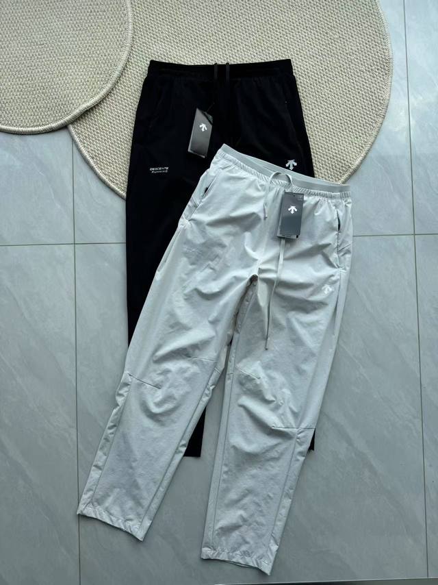 Descente summer new women's sports training splicing woven quick-drying pants el