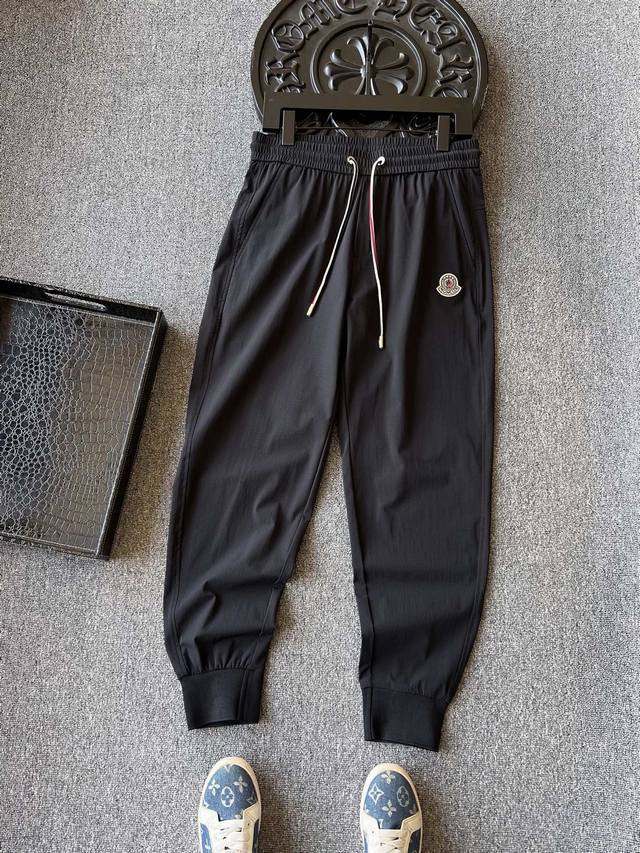 Summer style top luxury trousers! Popular hit! Moncler's new high-end couple's
