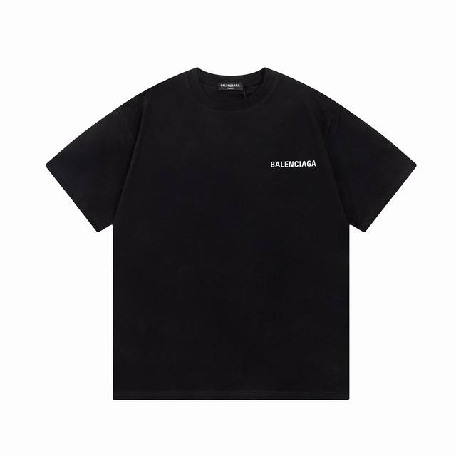 Balenciaga Balenciaga front and back letter short sleeves, quality upgrade, exqu