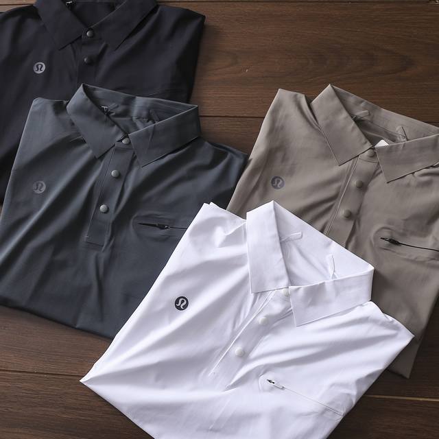 Carefully selected good products! Lululemon's new men's lapel short-sleeved Pol